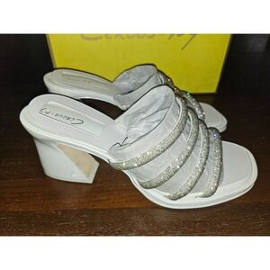 Sam Edelman Circus Heddie Rhinestone Strap Heeled Sandals‎ Women's US 9 1/2 M